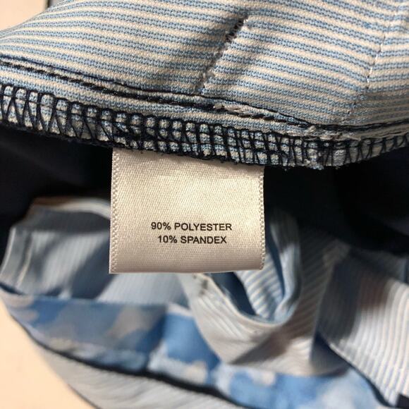 Peter Millar mens shorts sz 36 blue black skull print golf casual athleisure - Picture 4 of 10